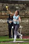 Womens heptathlon shot putt, EAP International Cominted Events, Hexham. Photo: David T. Hewitson/Sports for All Pics